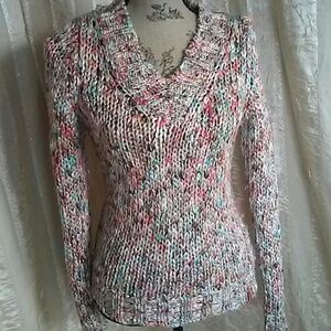 Groggy Confetti V Neck Sweater